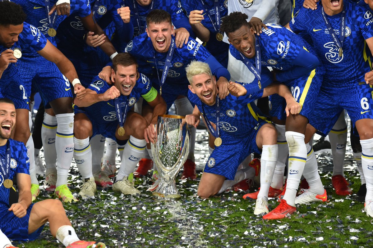 🏆 Chelsea: 2021 Super Cup winners!

LIVE: bit.ly/USuperCup2021

#SuperCup #CFC