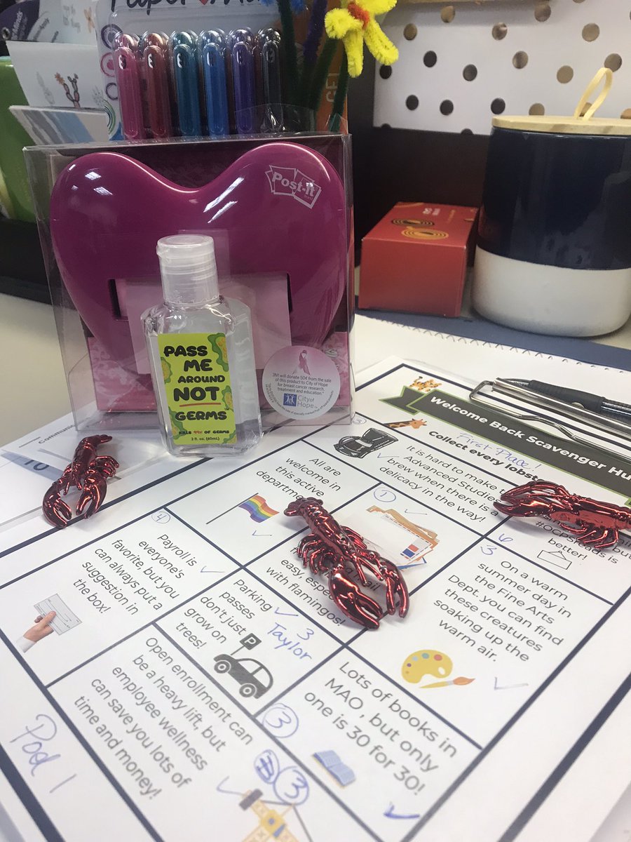 SVenezia_OCPS's tweet photo. Pod 1 crushed the Lobster Scavenger Hunt today! Super fun! @CDLocps @WCancel_OCPS @BHenrys_OCPS @BNewkirk_OCPS @rebeccaray_ocps https://t.co/RhcnmoweB3