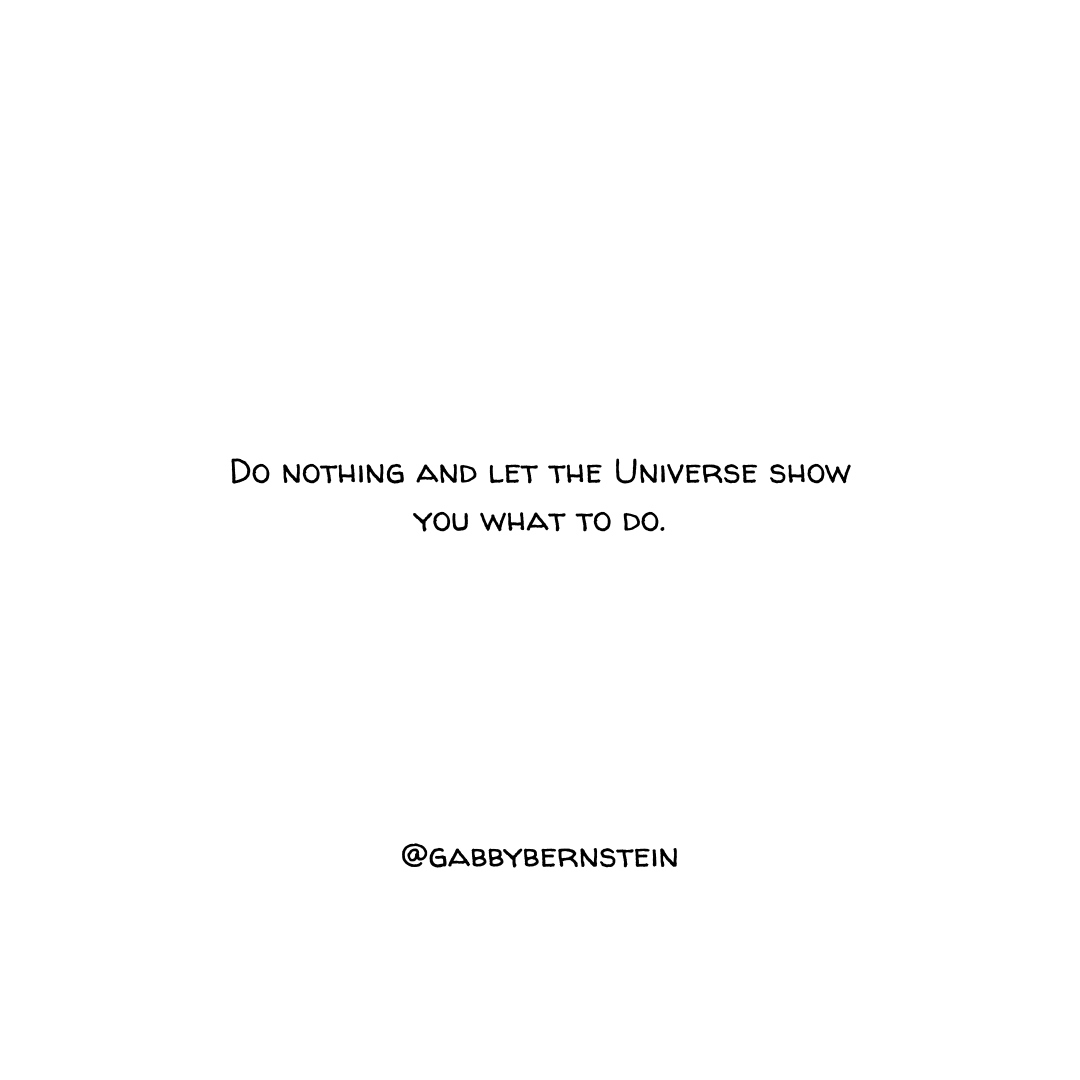 GabbyBernstein's tweet photo. Rely on the Universe to work through other people so you can be supported. And trust that as you surrender more, more can be revealed. https://t.co/qkinS2BpEV