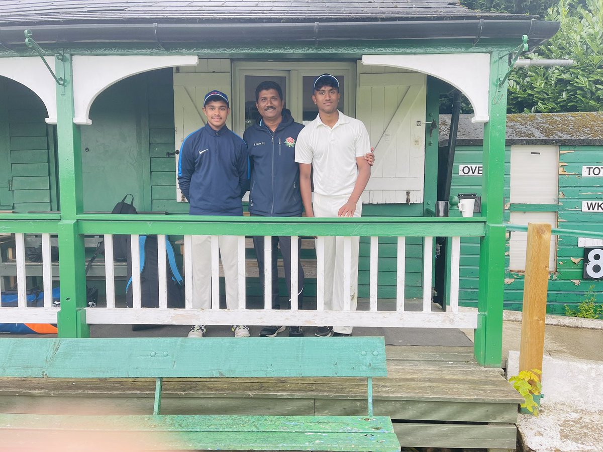 FSC_Manchester's tweet photo. Being a Cricket coach, it was pretty tough day for me. My two lads Jerone &amp; Leo @FSC_Manchester playing against each other @GmclJ inter league. I ended up cheering for both teams. Common factor is both of them were NOT OUT. Well done 👏 👏 lads, keep going, many miles to go….. https://t.co/d8MzQvVOdh