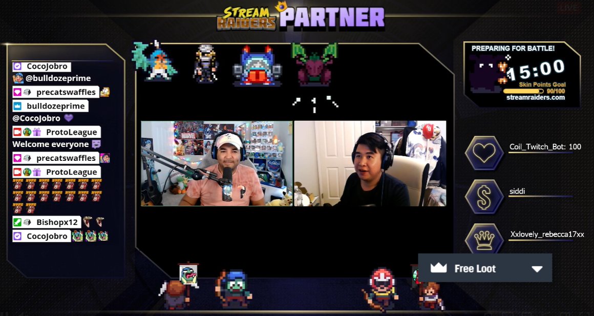 protoleague's tweet image. Having a super fun time interviewing @CocoJobro LIVE on Twitch: twitch.tv/protoleague #TwtichPartner #StreamerInterview #AMA #Interviews