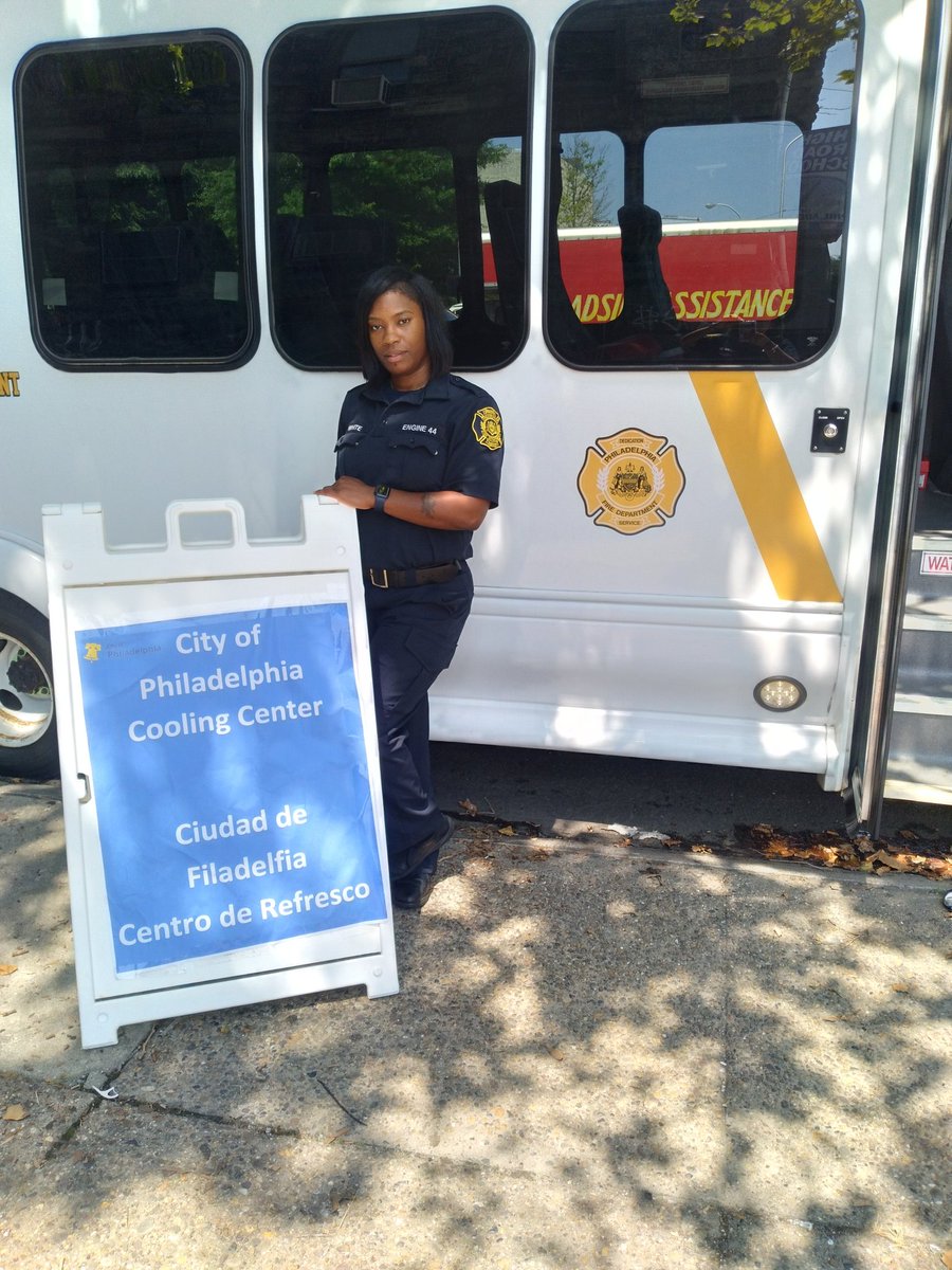 Ex1Pfd's tweet image. Philadelphia Fire Dept providing relief to the citizens during this heat emergency. Please take advantage of our cooling buses. 
-Germantown and Allegheny
-Wyoming and Rising Sun
-Broad and Synder.@ThielAdam @PFDCraigMurphy @PhillyFireDept @PhilaOEM @YatescrystalPFD
