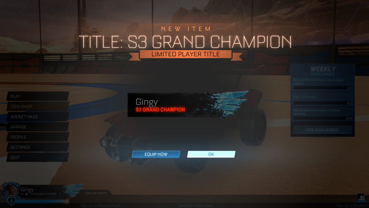 Gingy_RL's tweet photo. After 1643.3 hours in car ball, I finally achieved what I set out to do form hour 1. Thank you to everyone who helped along the way. I love you all <3 https://t.co/ybgxi6HHUd