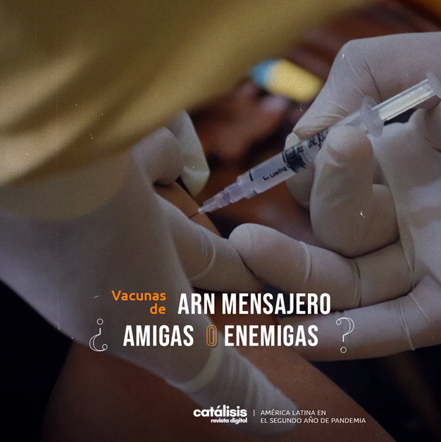 Vacunas de ARN mensajero ¿Amigas o enemigas? de Diana Intriago, revela las verdades sobre la vacunas y la forma que actúan en nuestro organismo, entérate si son amigas o enemigas de nuestro ADN. 
Leer más 👉 catalisisec.com/v3-n5-pandemia…...
#AceleraCiencia