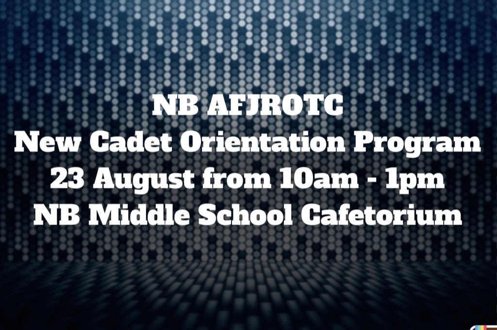 Welcome New Cadets of AFJROTC Unit NJ-20171! 

#NBNation <a href="/NBCPride/">NBCPRIDE</a> <a href="/nbc_hsprincipal/">HS Principal</a> <a href="/amystellanbc/">Dr. Amy Stella</a> #family #Communityservice