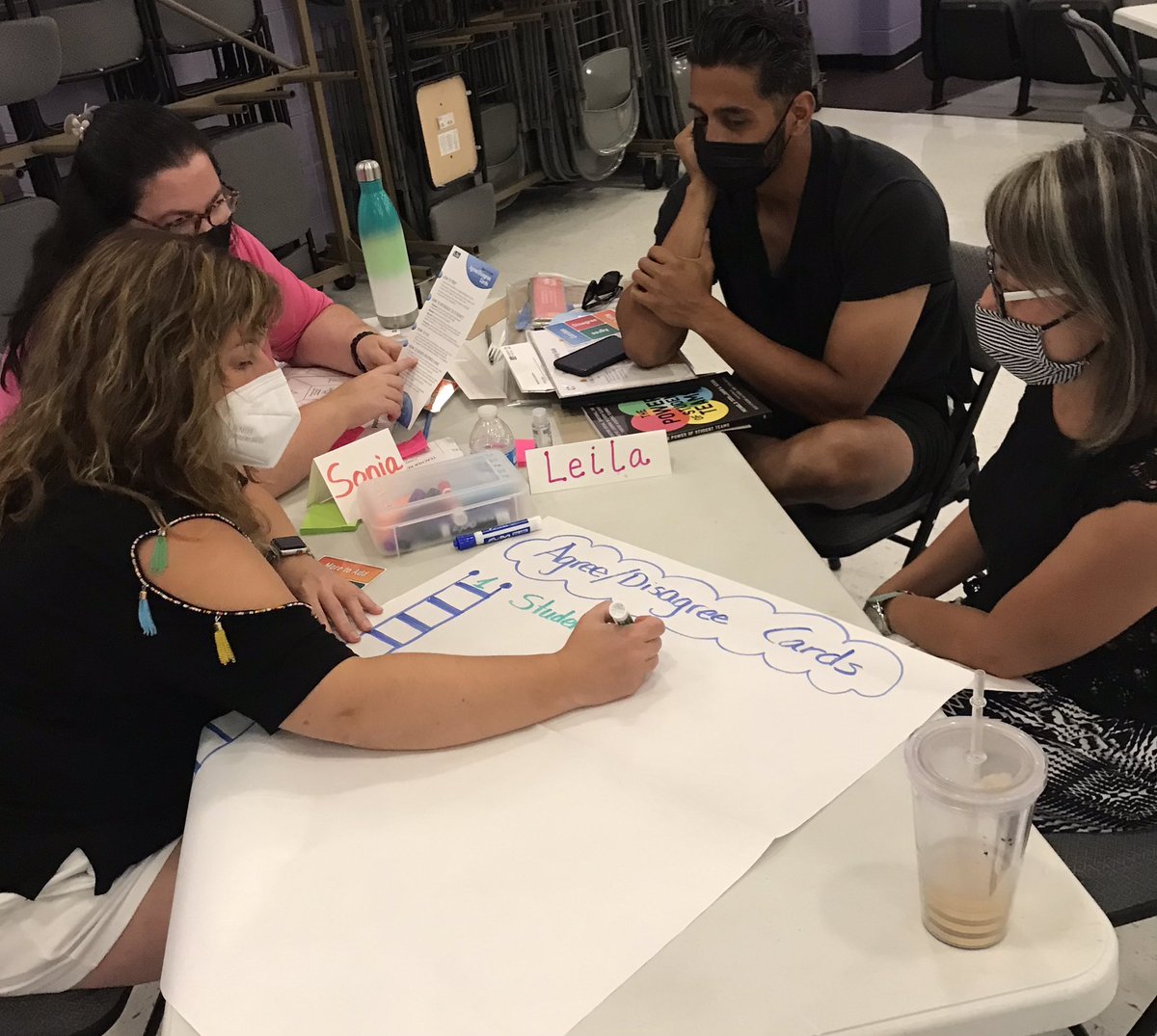 Ridge Circle Elementary: U46 Illinois.  Focused teamwork … prepping for the new school year of teaming!
@sdu46 @Learn_Sci