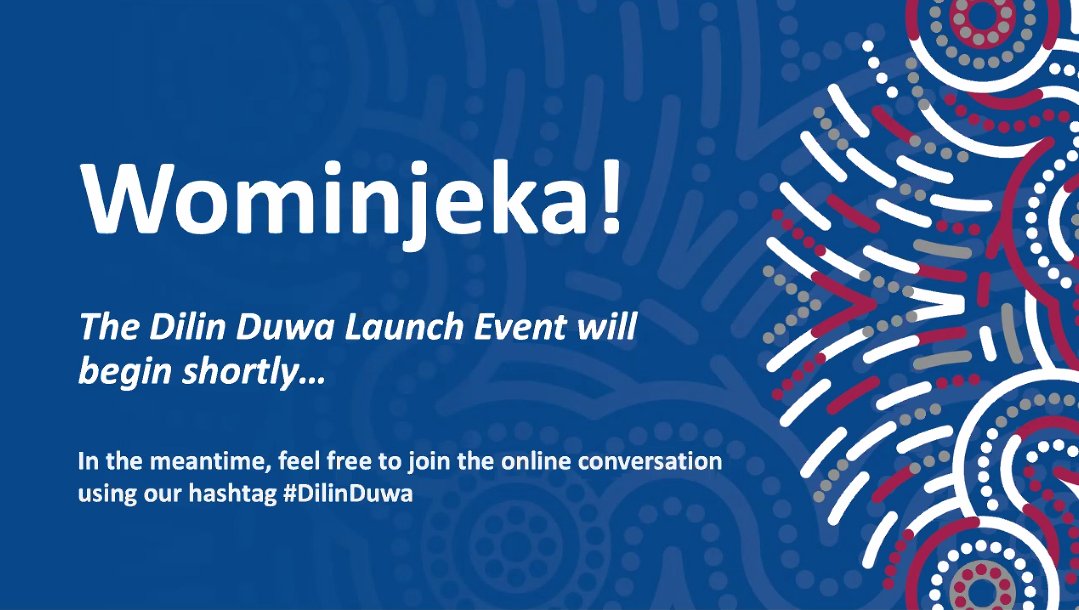 #HappeningNow: If you're joining the launch of the Dilin Duwa Centre for Indigenous Business Leadership, please join/follow the conversation with our hashtag #DilinDuwa 🙏🏽