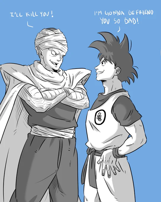 Goku asking the important questions u.u #DragonBall 