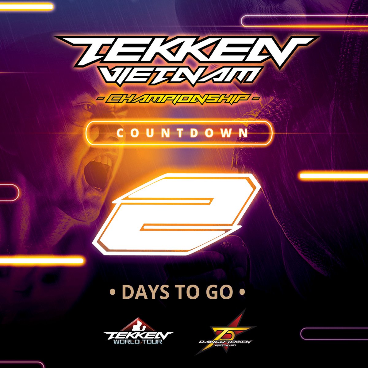 FgcDango's tweet photo. 2 days left before the tournament start! That mean the deadline to register is tomorrow so sign up now! https://t.co/i0DTDcv0zP

#Tekken #Tekken7 #TekkenVietnamChampionship #TekkenOnlineChallenge #tekkenesport https://t.co/J4v2i3RBBO