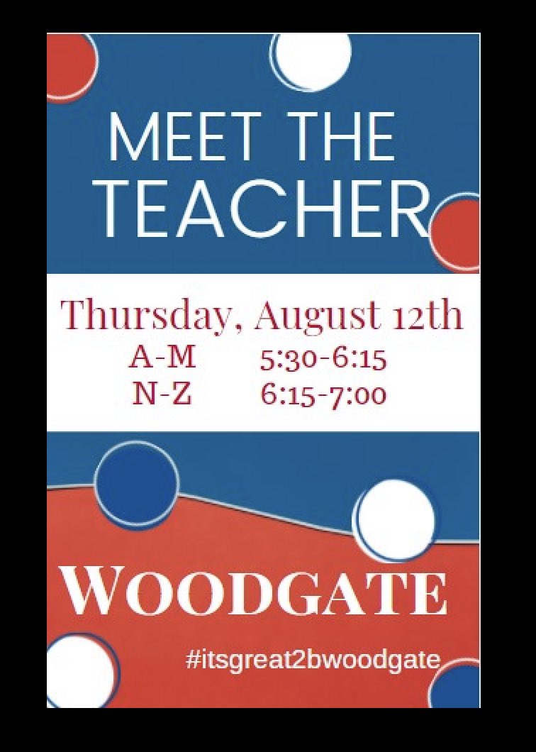 Woodgate Meet the Teacher ⁦<a href="/woodgatemisd/">Woodgate Interm.</a>⁩ ⁦<a href="/MidwayISD/">Midway ISD</a>⁩