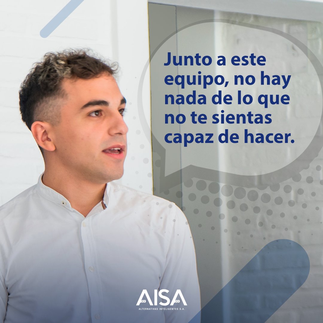 somosaisa's tweet photo. “AISA sin dudas cambió mi vida, es el 100% de mi experiencia laboral, me ha capacitado y preparado para todas mis responsabilidades”. 

Aldair resguarda la calidad de nuestros productos en su rol de #Testing. 

#SomosAISA #SoftwareFactory https://t.co/CbgPpnWAnl