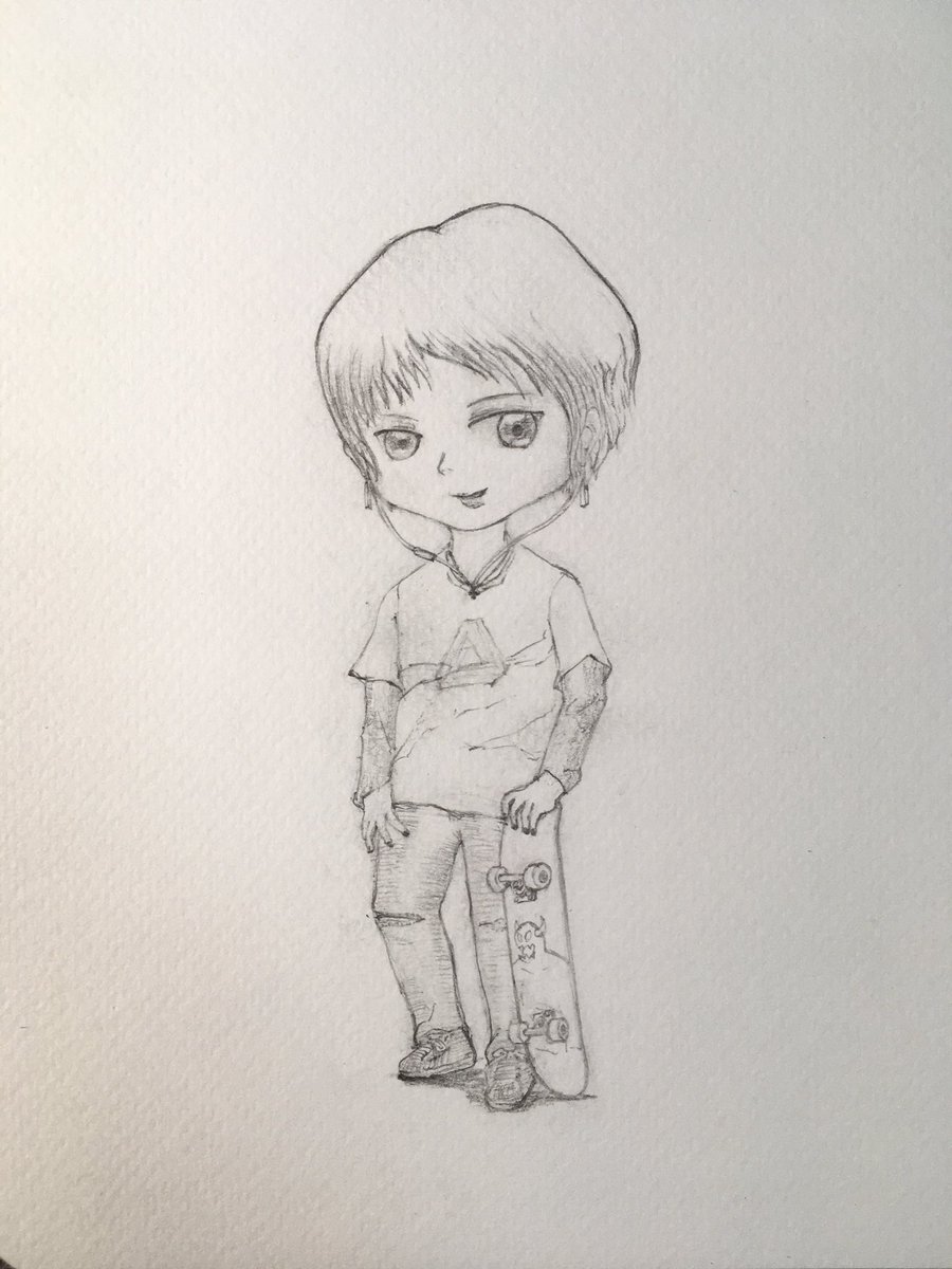 So Sekiyama 神絵師さんの可愛いキャラを見てると たまにこう言う絵を描きたくなる Skateboarding Skateboard Girl Art Artistontwitter Kawaii Illustration アート イラスト 絵師さんと繋がりたい スケボー スケボー女子 スケートボード