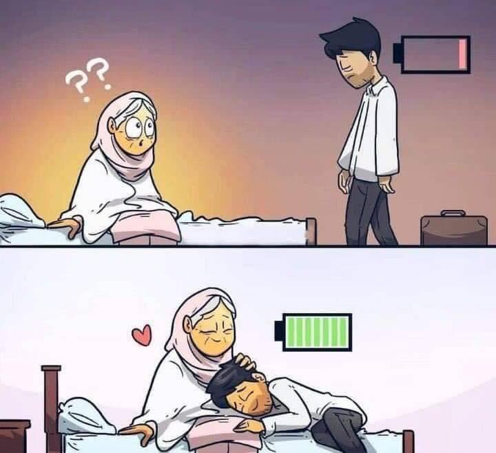 Fnn_N1's tweet photo. "يتعافى المرء بأمه♥️." https://t.co/HQho3qy4bL