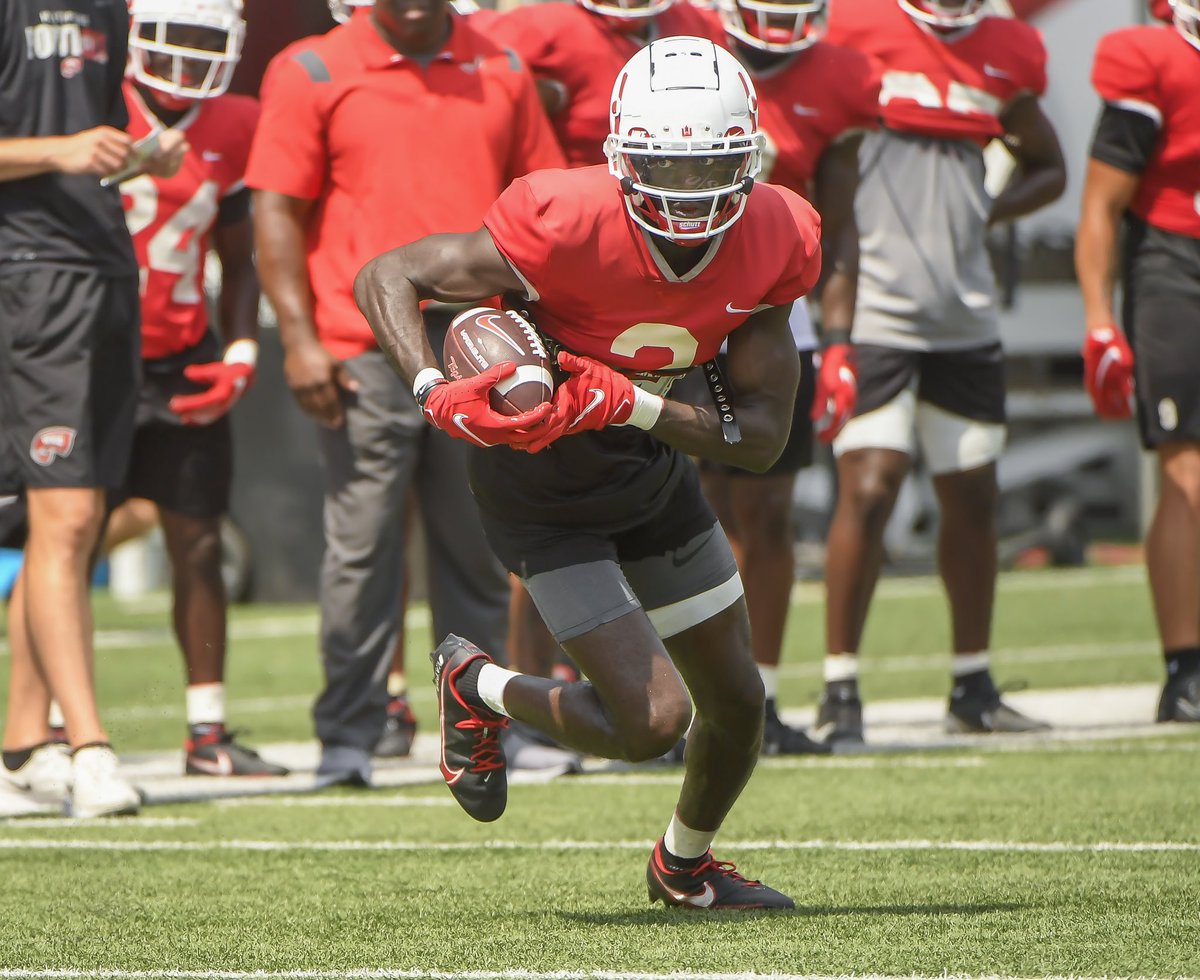 WKUFootball's tweet photo. Locked and Loaded 🏹

#GoTops | #FallCamp https://t.co/J5A72cyy1O