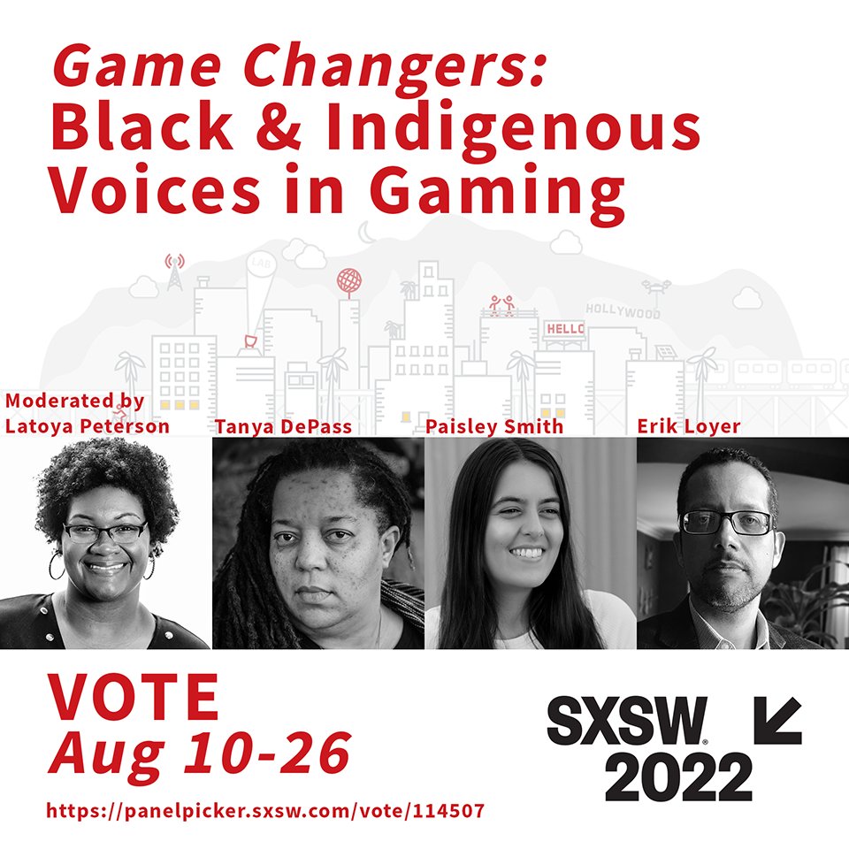 AnnLab (@annenberglab) on Twitter photo SXSW 2022 Panel Picker time! How can we make substantial steps in diversifying the gaming industry in a way thatās intersectional and impactful? VOTE for Game Changers <a href="/LatoyaPeterson/">Latoya Peterson š GDC</a> <a href="/cypheroftyr/">Cypher to be found elsewhere</a> <a href="/PaisleyYasmine/">Paisley Smith</a> <a href="/opertoon/">Erik Loyer</a> panelpicker.sxsw.com/vote/114507
#sxsw2022 <a href="/macfound/">MacArthur Foundation</a> <a href="/cmac/">colin maclay</a> SXSW 2022 Panel Picker time! How can we make substantial steps in diversifying the gaming industry in a way thatās intersectional and impactful? VOTE for Game Changers <a href="/LatoyaPeterson/">Latoya Peterson š GDC</a> <a href="/cypheroftyr/">Cypher to be found elsewhere</a> <a href="/PaisleyYasmine/">Paisley Smith</a> <a href="/opertoon/">Erik Loyer</a> panelpicker.sxsw.com/vote/114507
#sxsw2022 <a href="/macfound/">MacArthur Foundation</a> <a href="/cmac/">colin maclay</a>