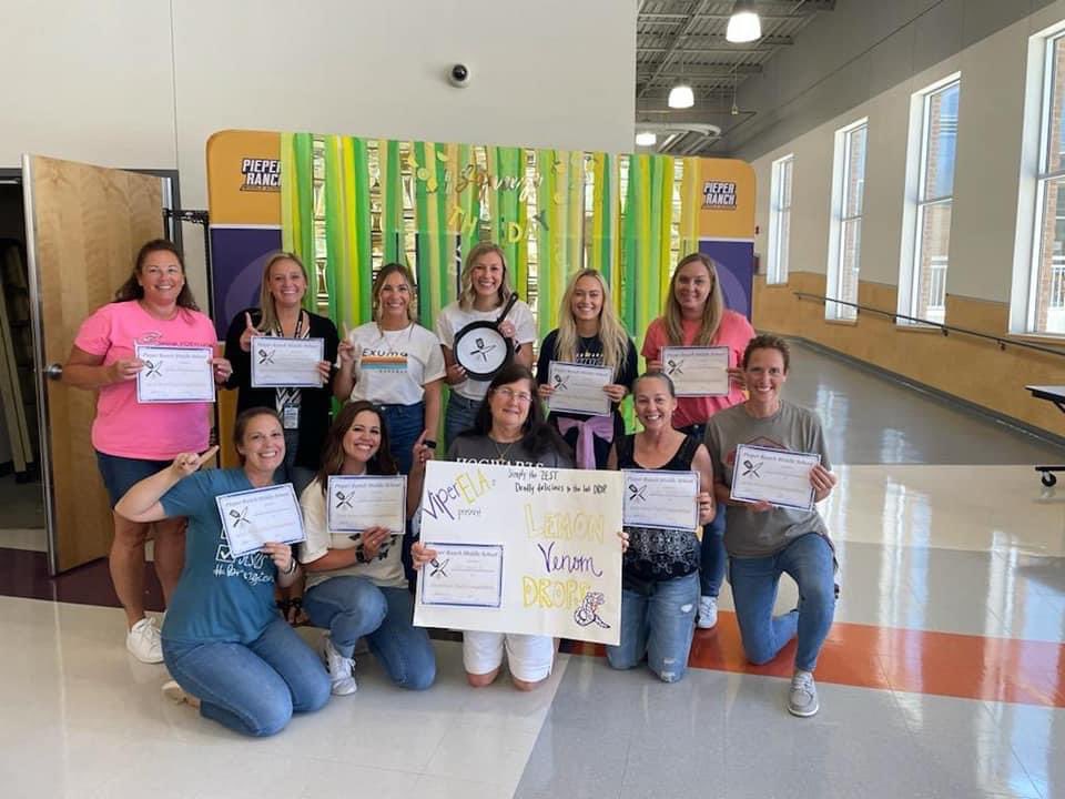 The BEST first day back @PrmsVipers !! We “squeezed the day”🍋 and of course ELA won. 🏅 Happy to host this “zesty” group of teachers!