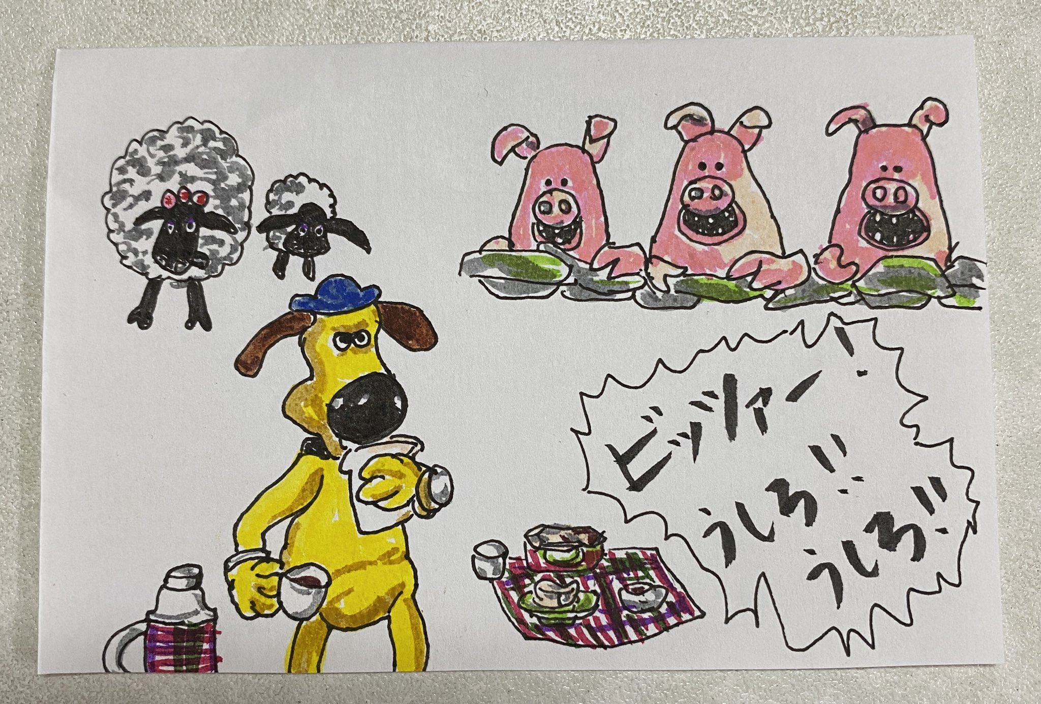 石原可奈子 ピュアニスト ひつじのショーンで1番好きなキャラクターは 犬のビッツァーです 1番好きなお話しは 牧場主が風力発電を作る回です 息子弁当に忍ばせるイラスト ひつじのショーン 3匹のいたずらブタ T Co Az2lkpg5zh Twitter