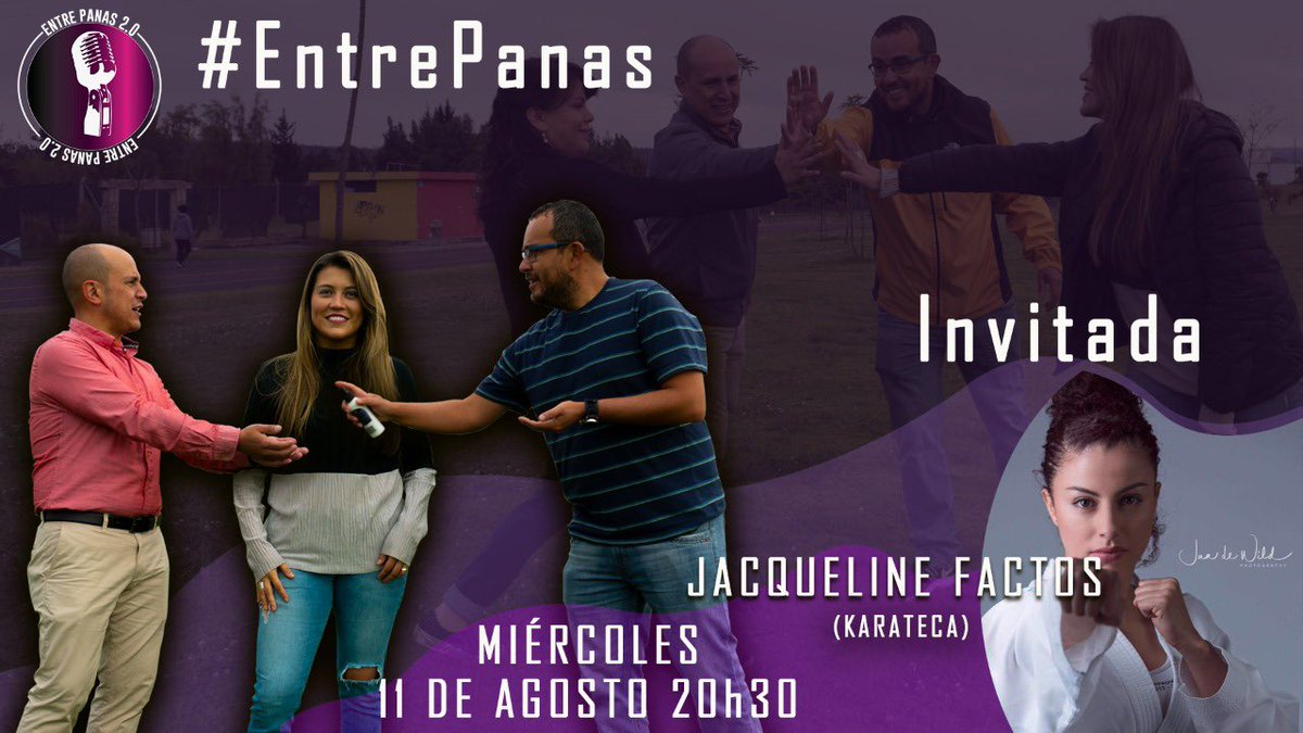 Esta noche en #EntrePanas tenemos una invitada de lujo 💪🏻 La karateca @jaky_factos nos comentará su trayectoria, triunfos, desafíos y futuros proyectos 👊🏻 ¡Les esperamos! A las 20h30 por las redes sociales de <a href="/EquinoccioMedia/">Equinoccio Digital</a>.