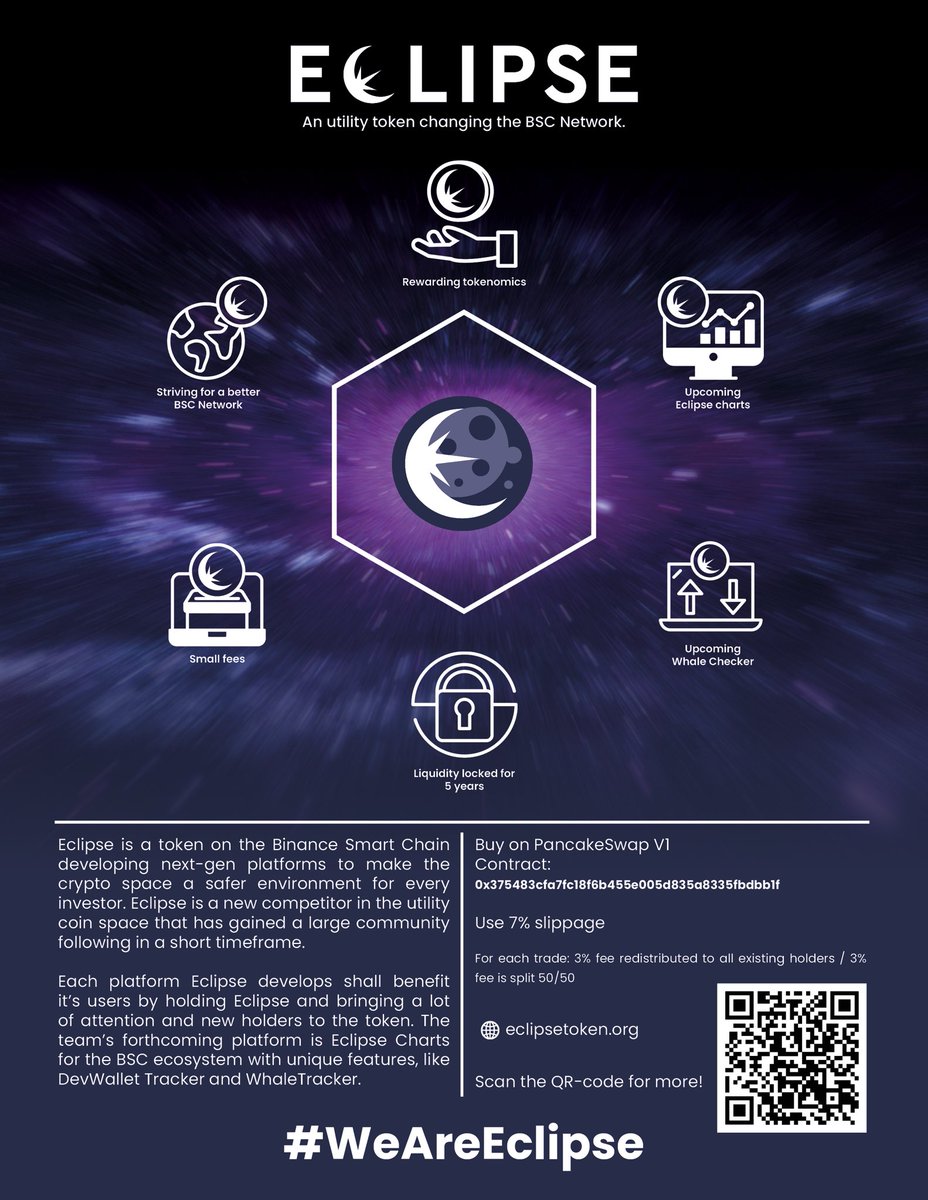3Ducks_Crypto's tweet photo. ECLIPSE 🌘
5M Marketcap ✅
+ 183K holders ✅
Main Platform: https://t.co/YUzktpMU9H
Ready to moon soon!
Contract: 0x375483cfa7fc18f6b455e005d835a8335fbdbb1f

 @token_eclipse 

Discord: https://t.co/ZxAnTAWSpw

Telegram: https://t.co/ex77CNn4I8 https://t.co/KqldJKNXld