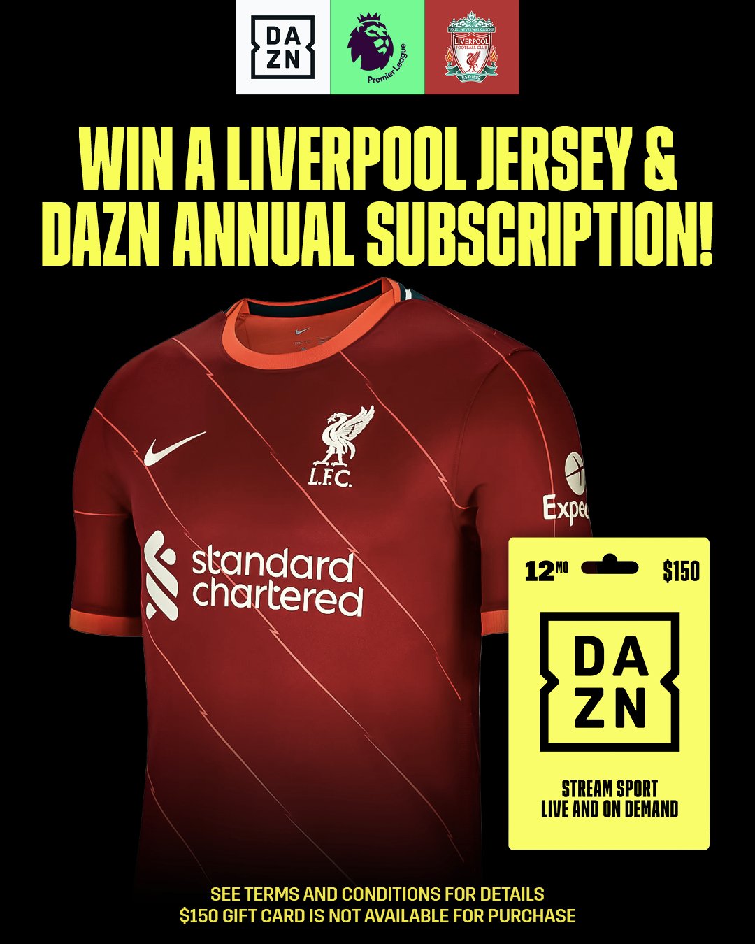 Dazn Canada Liverpool Is Back Simply Rt Follow Our Account And A Friend In The Replies For Your Chance To Be Selected As The Winner Of A