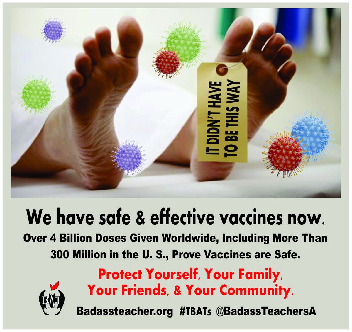UtahBATs (@utahbats) on Twitter photo The more diseases spread, the more they mutate. So far the vaccines are highly effective against #Delta Covid. But that won't last without some basic cooperation. No more messing around. Get the shot. #TBATs <a href="/TxBats/">Texas Bats</a> <a href="/NVBats/">NVBATs</a> <a href="/ColoradoBATsA/">ColoradoBATsA</a> <a href="/NebraskaBATs/">NebraskaBATs</a> The more diseases spread, the more they mutate. So far the vaccines are highly effective against #Delta Covid. But that won't last without some basic cooperation. No more messing around. Get the shot. #TBATs <a href="/TxBats/">Texas Bats</a> <a href="/NVBats/">NVBATs</a> <a href="/ColoradoBATsA/">ColoradoBATsA</a> <a href="/NebraskaBATs/">NebraskaBATs</a>