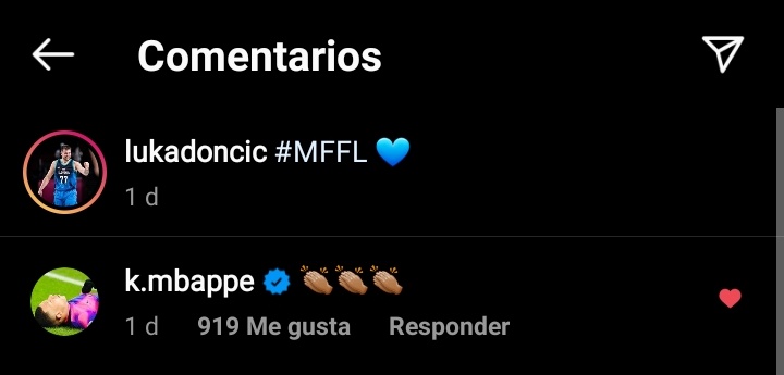Mbappe ignorando a Messi pero comentándole a Luka Doncic jojojo HE'S COMING