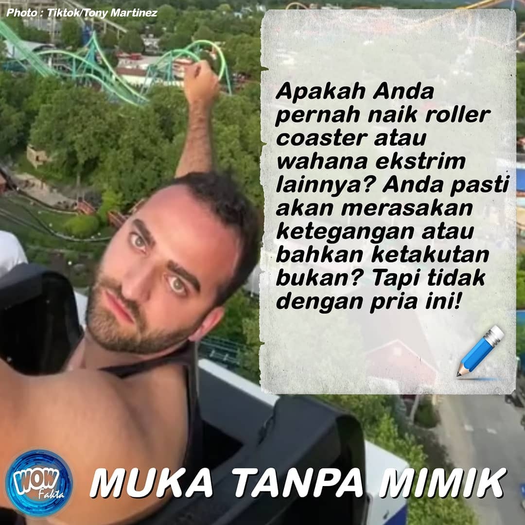 Dalam video, pria tersebut menaiki roller coaster dan berbagai #wahana dengan ekspresi wajah datar! Hebat, karena meskipun dia naik roller coaster dan beberapa wahana di taman #hiburan lain, ekspresinya tidak berubah sama sekali...⤵️
.
instagram.com/p/CSQVVBCB_of/…
.
.