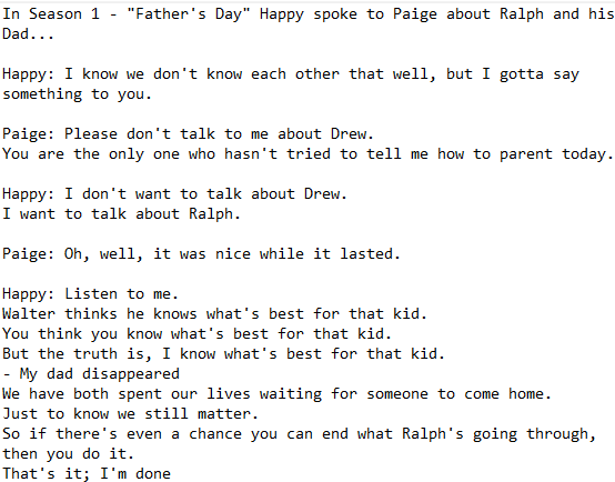 To Paraphrase Happy, 

@ViacomCBS We are here, looking at our TVs, waiting on Scorpion to return, to know that your viewers matter to you. You have the ability to end what we're going through, that's it. We are the Cyclone #SaveScorpion! Stay Cyclone Strong! #NickSantora