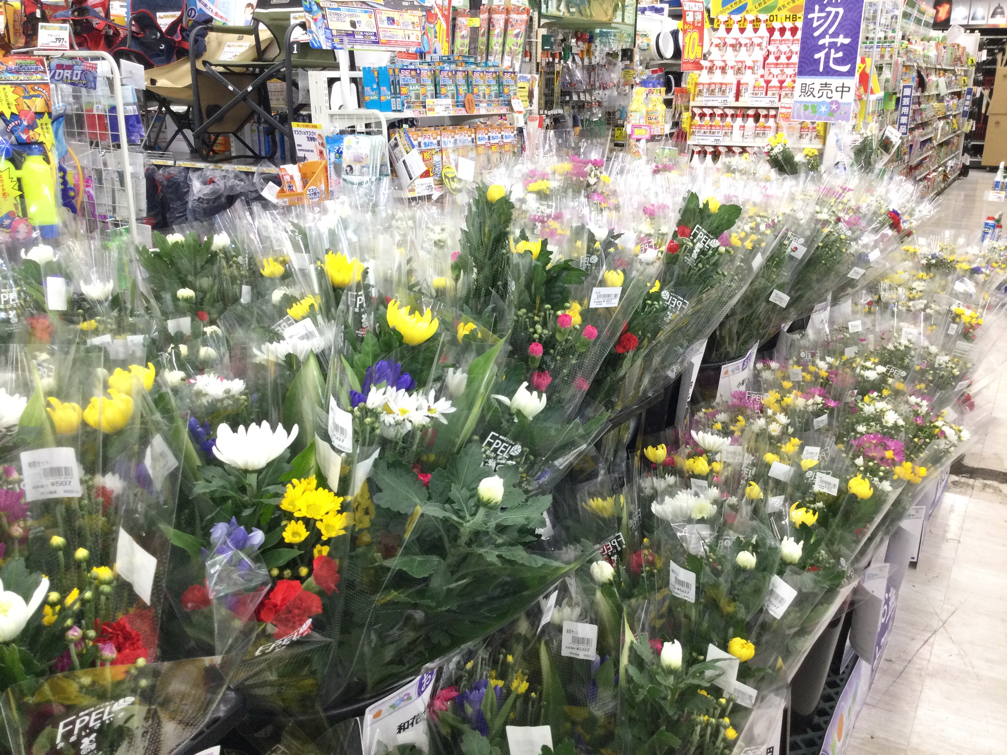 ホームセンターサンデー 公式 お盆準備用品 お盆切り花販売中です 実物は 写真で見るよりもっとキレイ ですよ ぜひ お近くのサンデーへ 写真は八戸根城店売り場より ホームセンターサンデー T Co Fbwurslsdy Twitter