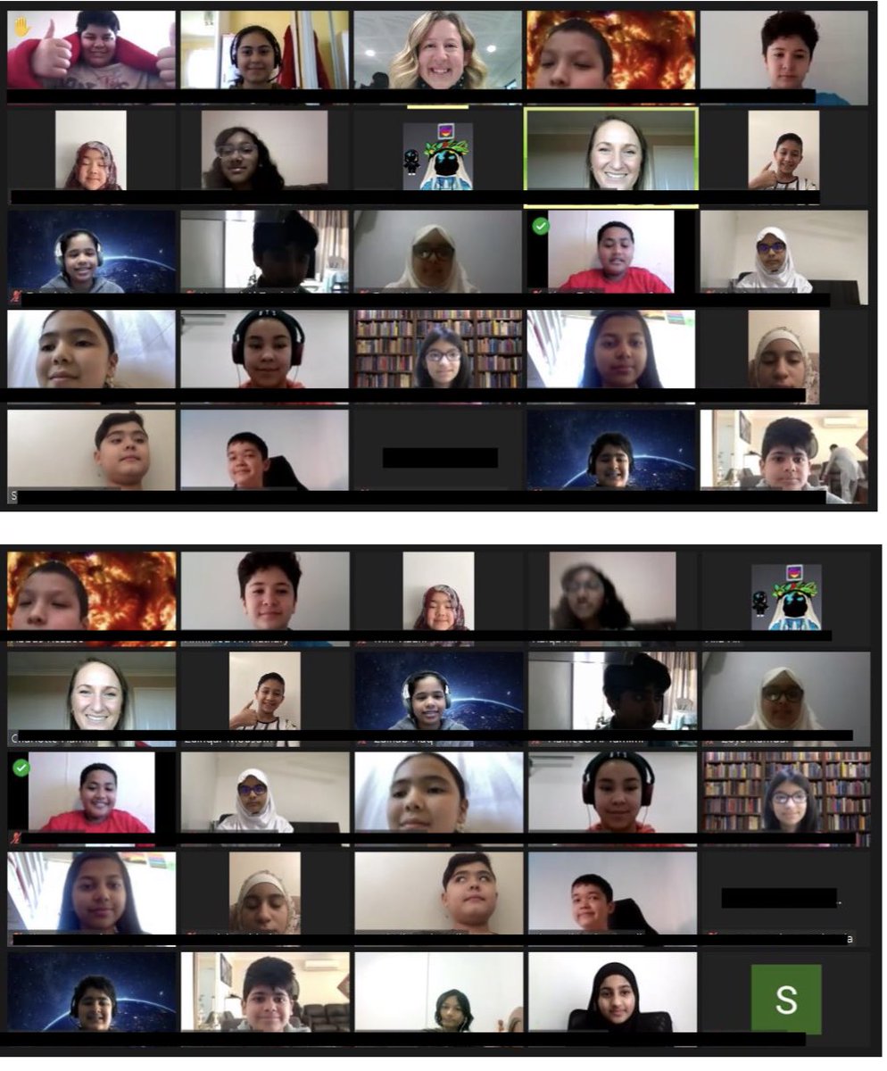 Stage 3 are trialling using <a href="/Zoom/">Zoom</a> while learning from home! Students will be participating in 2 hour long lessons each week, focusing on reading, writing, maths and a few games here and there. We love this pic from 6H’s call this morning! <a href="/CharlotteHamm21/">Charlotte</a> <a href="/NSWEducation/">NSW Dept of Education</a>