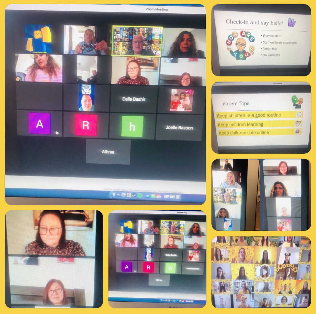 Our amazing School Community had fun connecting via Zoom this morning. Lovely to see everyone. <a href="/AnthonyPitt4/">A R Pitt</a> <a href="/Mrs_Dean81/">sarah dean</a> <a href="/fairvaleps/">FairvalePS</a>