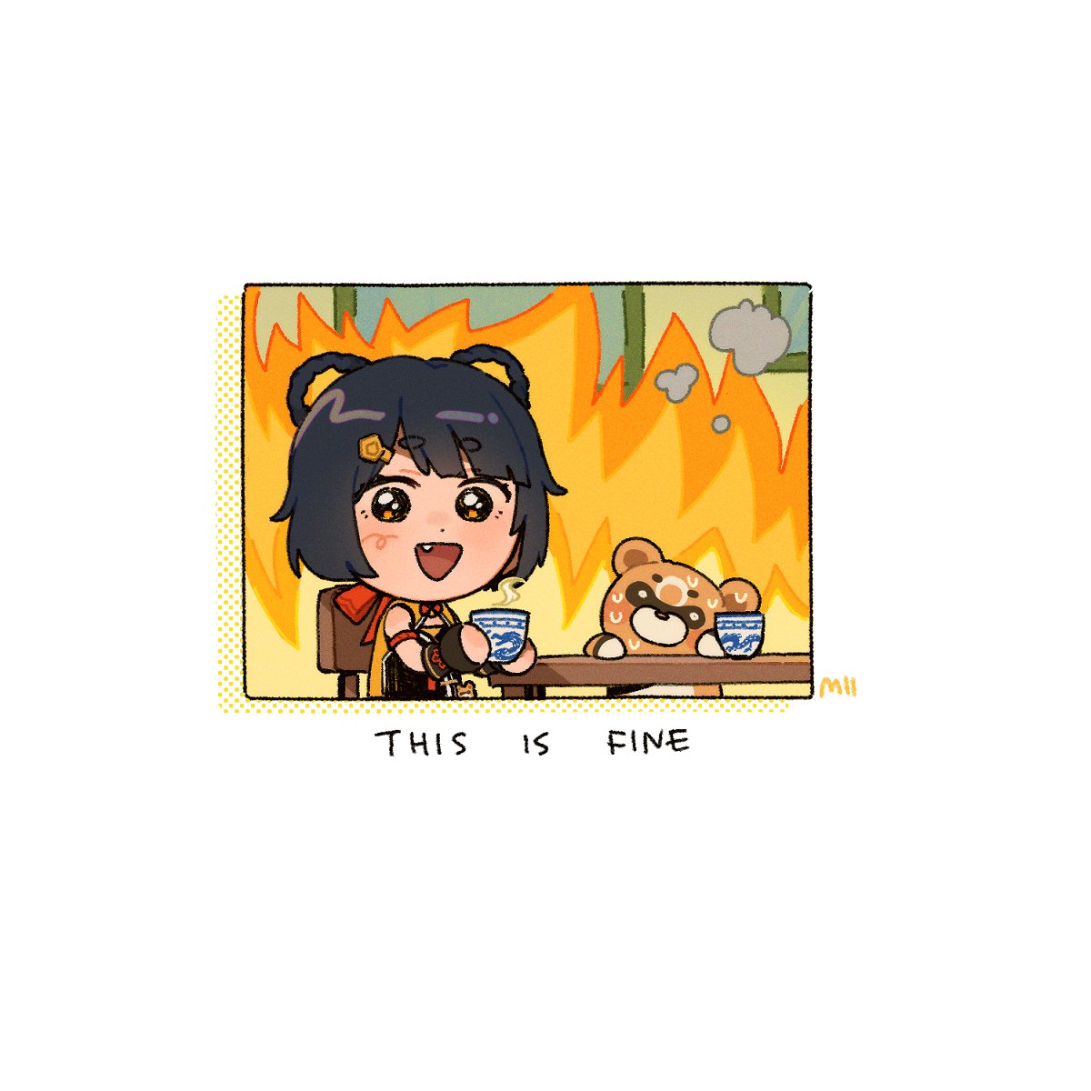 mieillee's tweet photo. pyro shenanigans https://t.co/rqUgb6BWz1