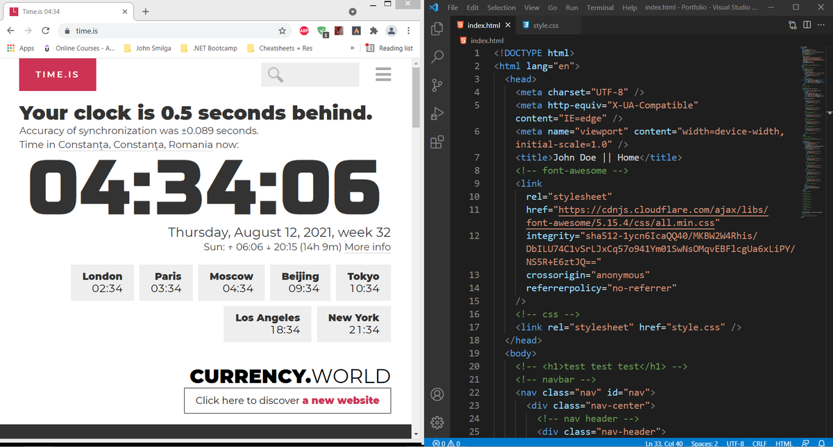 prcwebdev's tweet photo. Day 4 of #EarlyMorningCoding
#4amCoding

I have a lot of things i want to do today so i better get moving 🏃‍♂️

#100DaysOfCode 
#CodeNewbie https://t.co/eybaIJZf1j