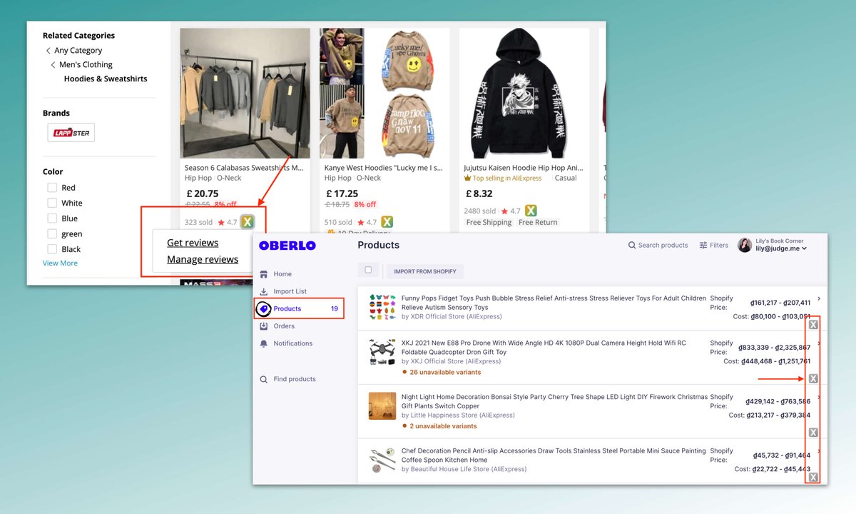 Judge.me on Twitter "Want to import AliExpress reviews via Oberlo? Use