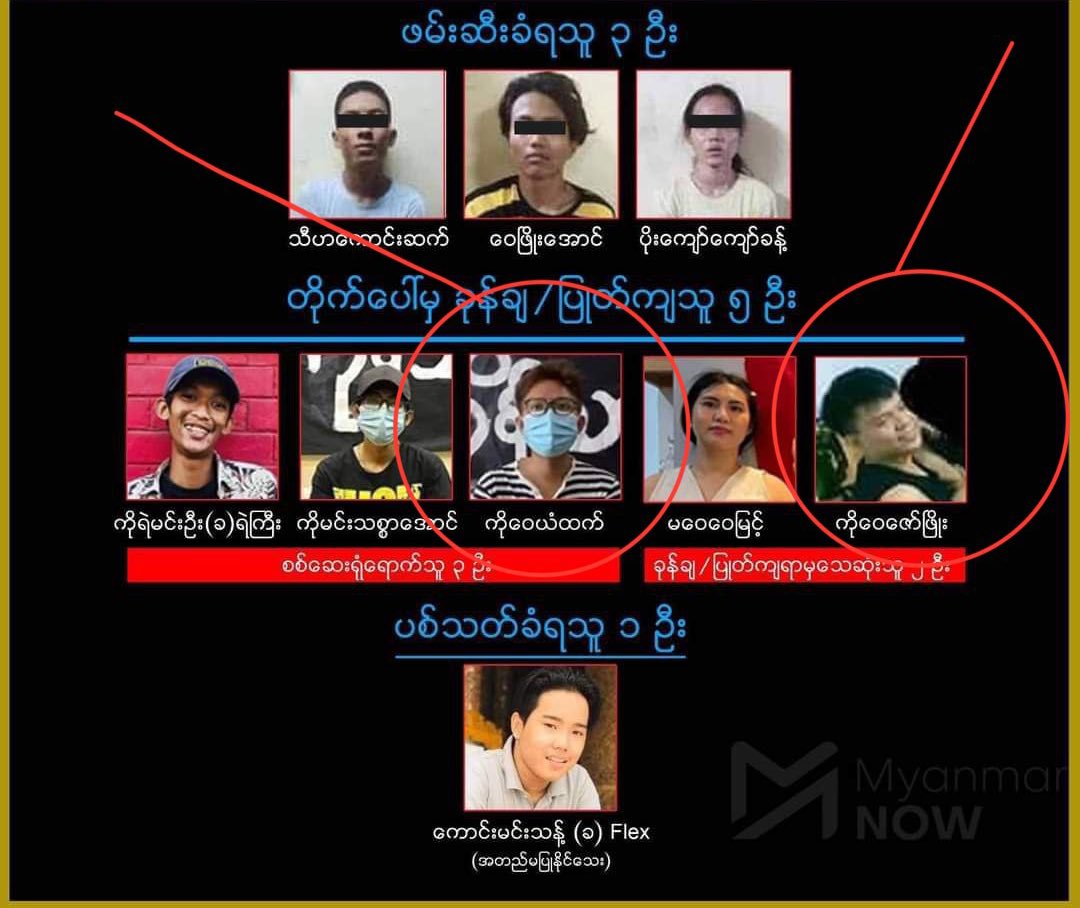 According to BAP media interview with close fri,Among 5 youths who jumped off from a building at 44St #BoTaHtaung on Aug10,KoWaiZawHtet&amp;KoWaiYanHtet are brothers and their parents passed away for a long time.KoWaiZawHtet died on the spot&amp;KoWaiYanHtet passed away on Aug11 morning