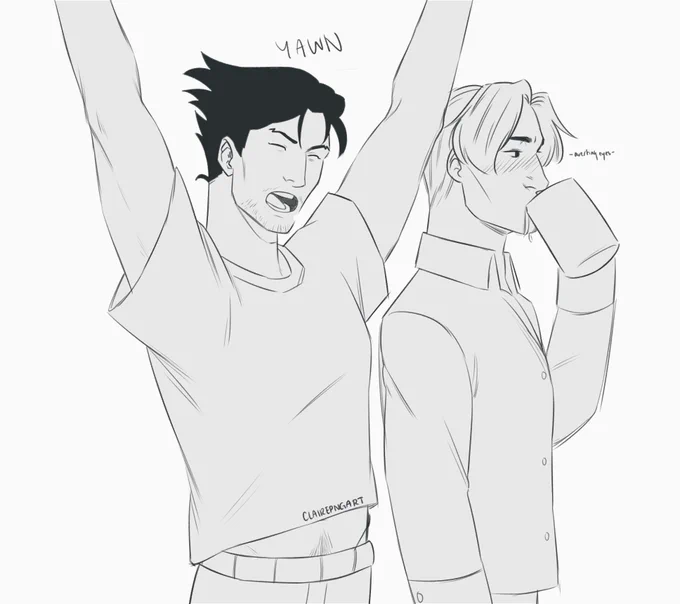overslept #aceattorney 