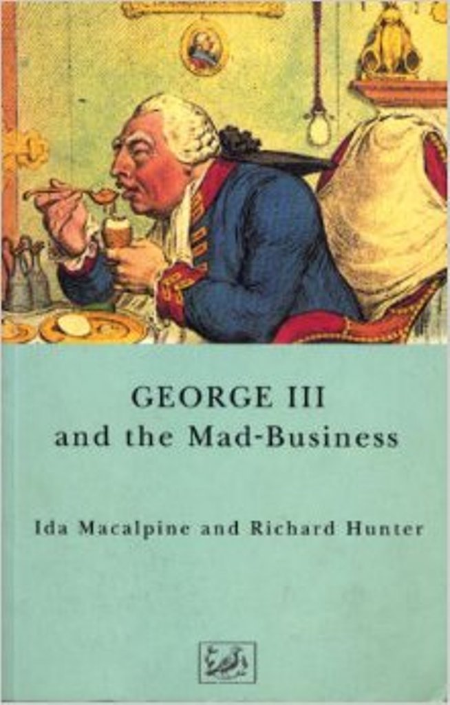 BooksInFilms1's tweet photo. George III and the Mad-Business by  Ida Macalpine and Richard Hunter. The Lady in the Van (Nicholas Hytner, 2015) #BooksInFilms #BooksInMovies #IdaMacalpine #RichardHunter #NicholasHytner. Explore more real books in films in https://t.co/fV7vrFpenB https://t.co/MQrOSnRxFS