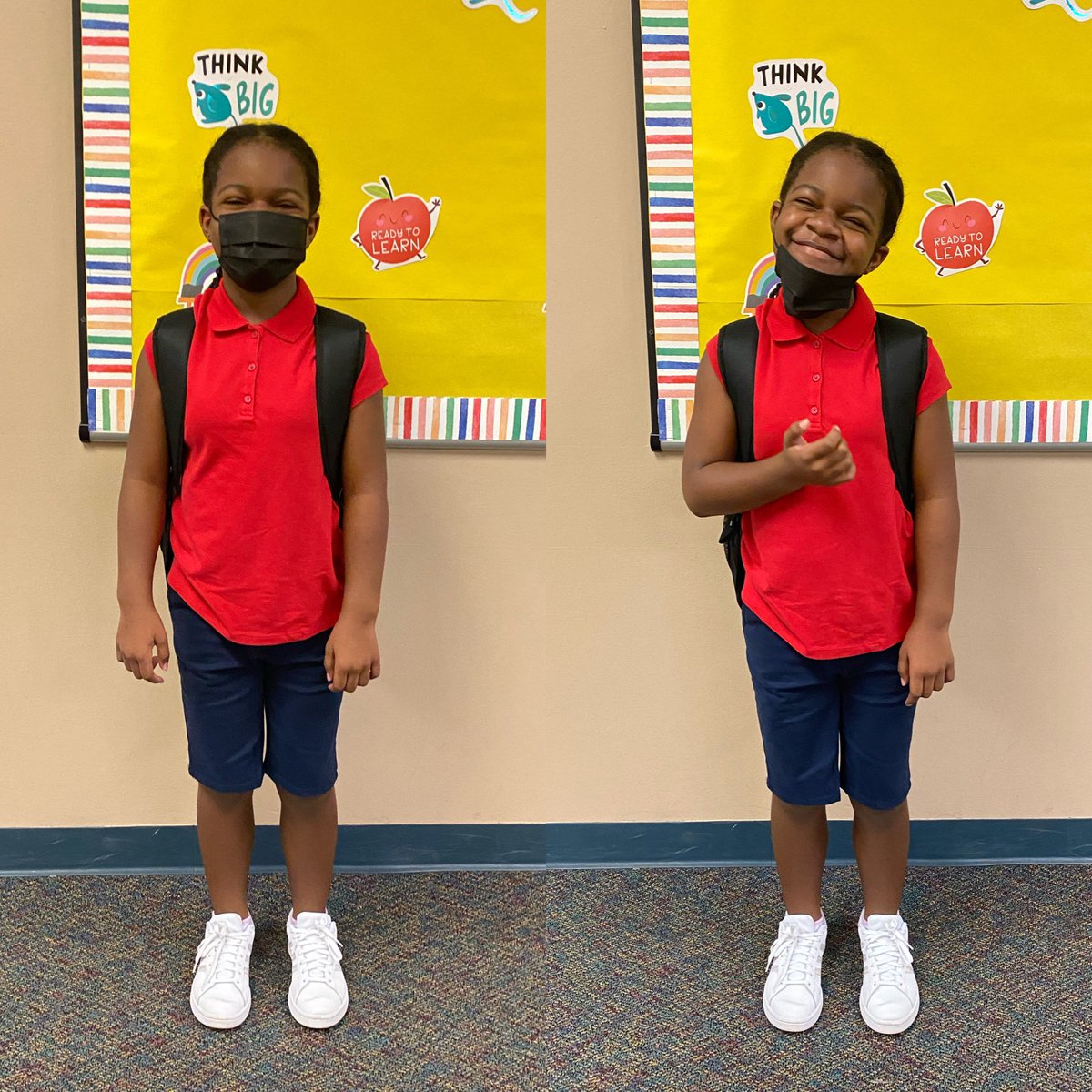 TheMrsHillary's tweet photo. The last first day in elementary 😭🥰 It was a bittersweet moment. We’ve been in the same building since PreK. She was a car rider this morning so I almost didn’t recognize her when she said “Good morning” in passing 😂 @SpringISD @PES_Spring #SpringBackToSchool https://t.co/1kyrMU1m7Y