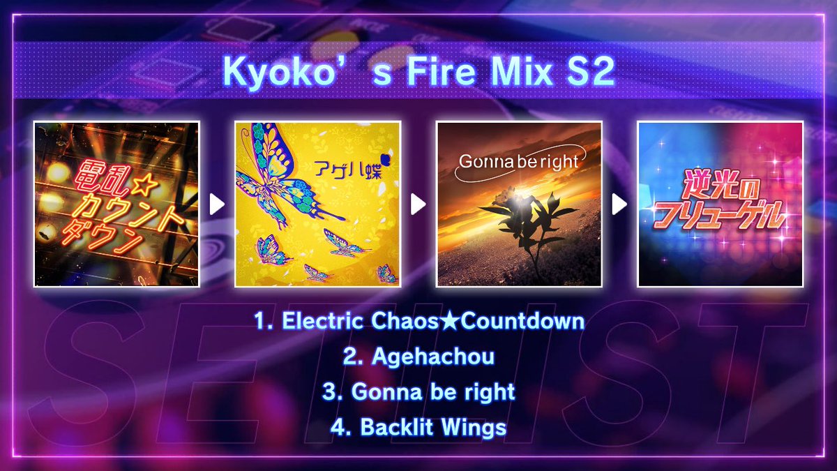 mlocafe's tweet image. Let's make lit music in Groovy Mix!
Check out this set list!

Check out DJ MeloCafe's Kyoko’s Fire Mix S2!

Tap the link to play this set list!
🎵D4DJ GroovyMix ⇒ y9zp.adj.st/groovy-mix?adj…
👤noAhUokK
#GroovyMixSetList