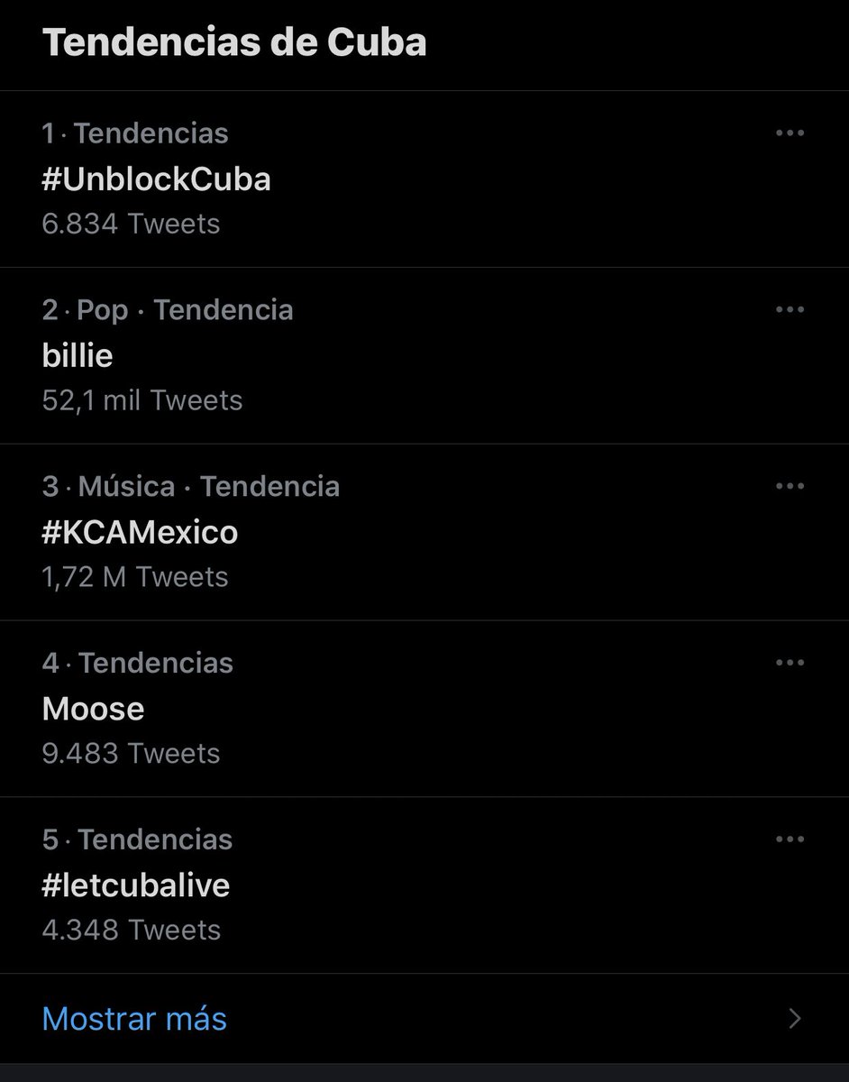 #UnblockCuba es tendencia y #LetCubaLive no se queda atrás.

#EndTheBlockade #BridgesOfLove #CubaSinBloqueo #NoMásBloqueo #EliminaElBloqueo #PuentesDeAmor #DejaVivirACuba #CubaVsBloqueo