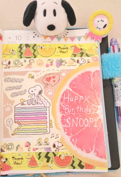 スヌーピーの誕生日のtwitterイラスト検索結果