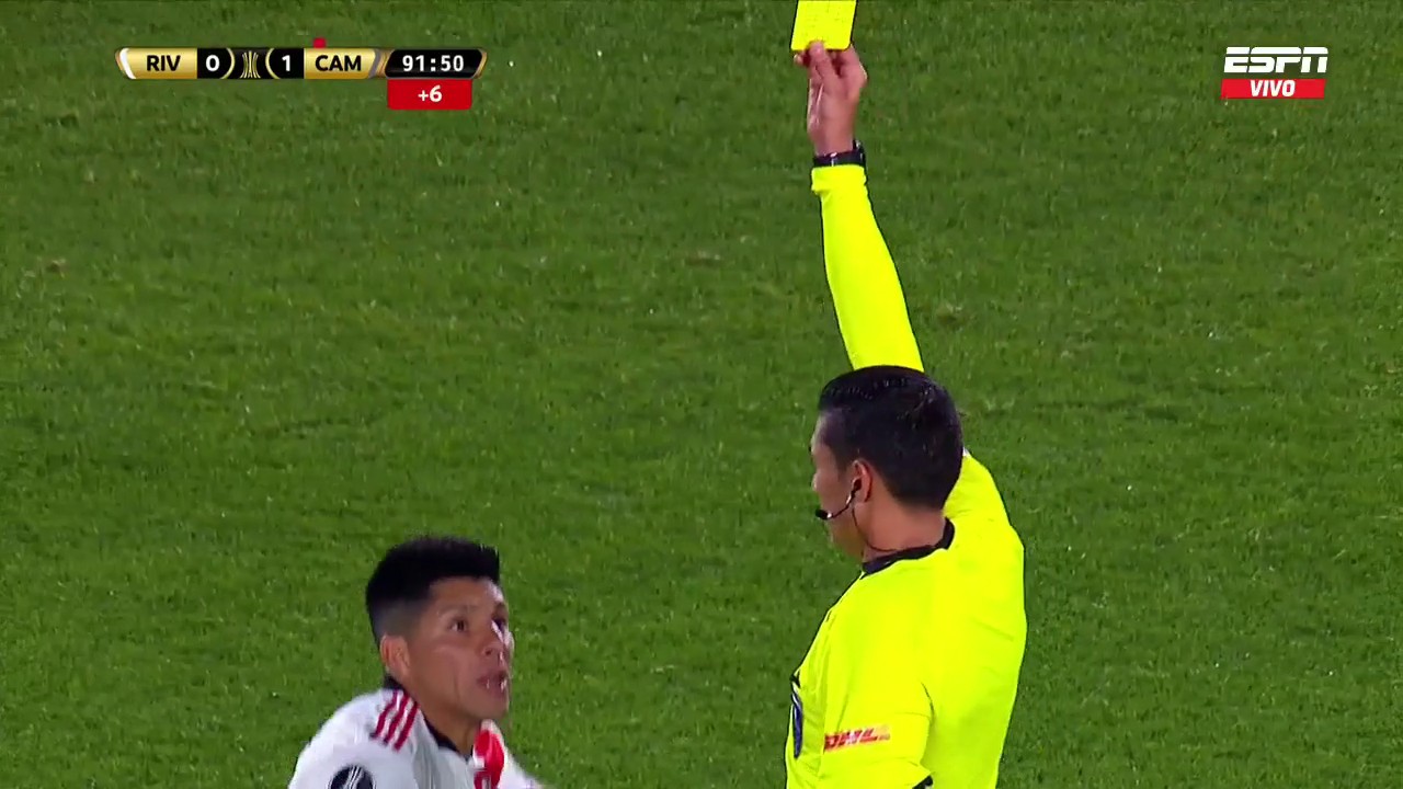 SportsCenter on Twitter: "#LIBERTADORESxESPN ¡OTRO QUE SE PIERDE LA VUELTA! Enzo Pérez vio la amarilla y por acumulación, no jugará la vuelta en Brasil al igual que Nacho Fernández. https://t.co/350MtnOOQM" / Twitter