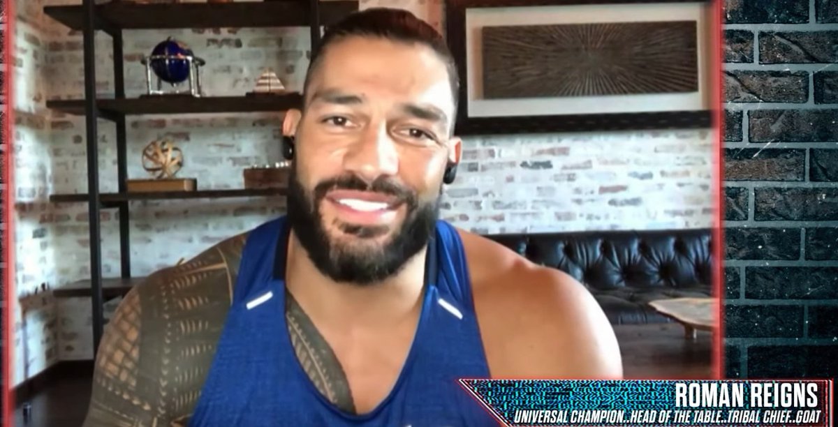 Keep smiling Champ.😊
Shining originates from you.✨

Good Night My Tribal Chief🙌
<a href="/WWERomanReigns/">Roman Reigns</a>  #GOAT