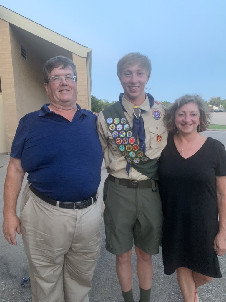 Beyond excited and thankful to receive my Eagle Scout tonight! Thank you to the comitee, my parents, and everyone who has helped me through life and scouting so far! <a href="/LoganStout/">Logan Stout</a> <a href="/boyscouts/">Scouting America</a>