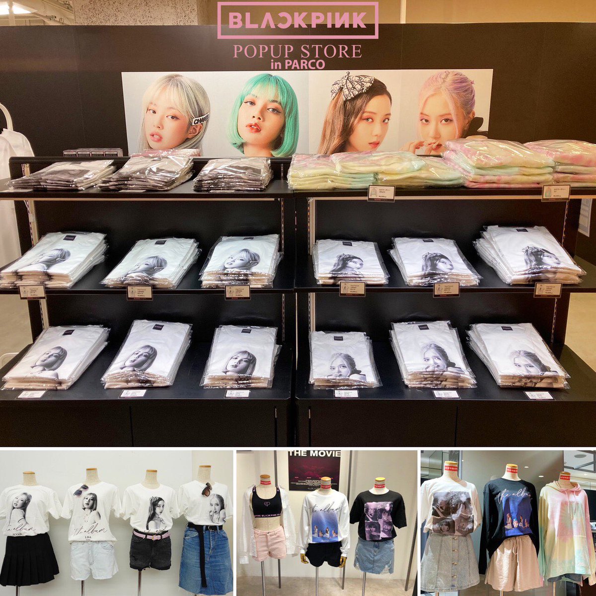 【#BLACKPINK】

🖤BLACKPINK POPUP STORE in PARCO💗

フォトデザインのアパレルアイテムも各店舗にて販売中❣️
店舗ごとに異なるマネキンのコーデ👀バラエティ豊かなラインナップなのでぜひお気に入りを見つけてくださいね☺️

ygex.jp/blackpink/news…

#THEALBUM_JP