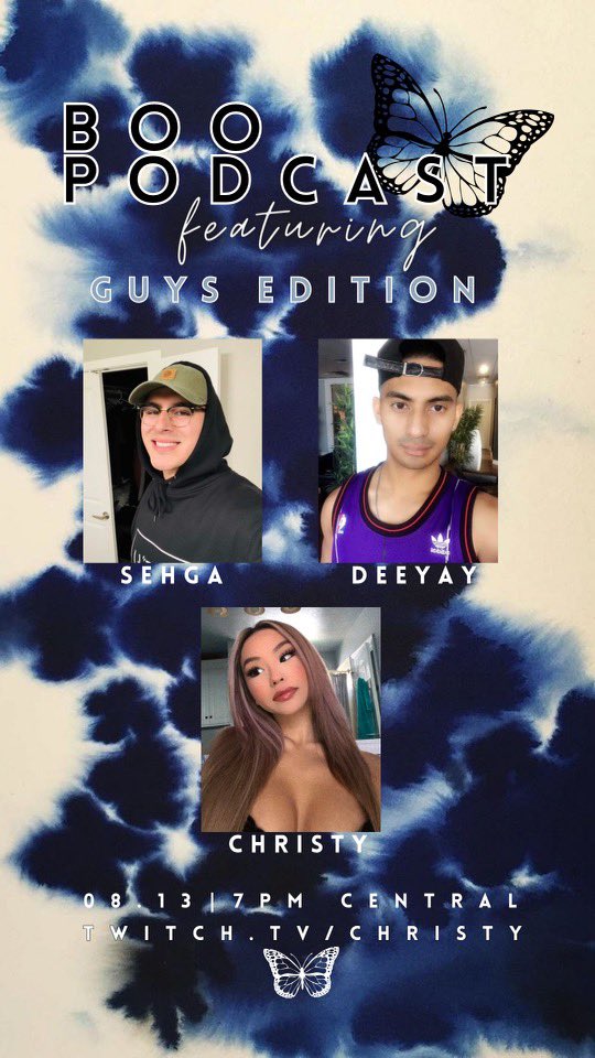chrissstyboo's tweet photo. BOO PODCAST THIS FRIDAY, MEN EDITION 💙 https://t.co/ra54KezdfN