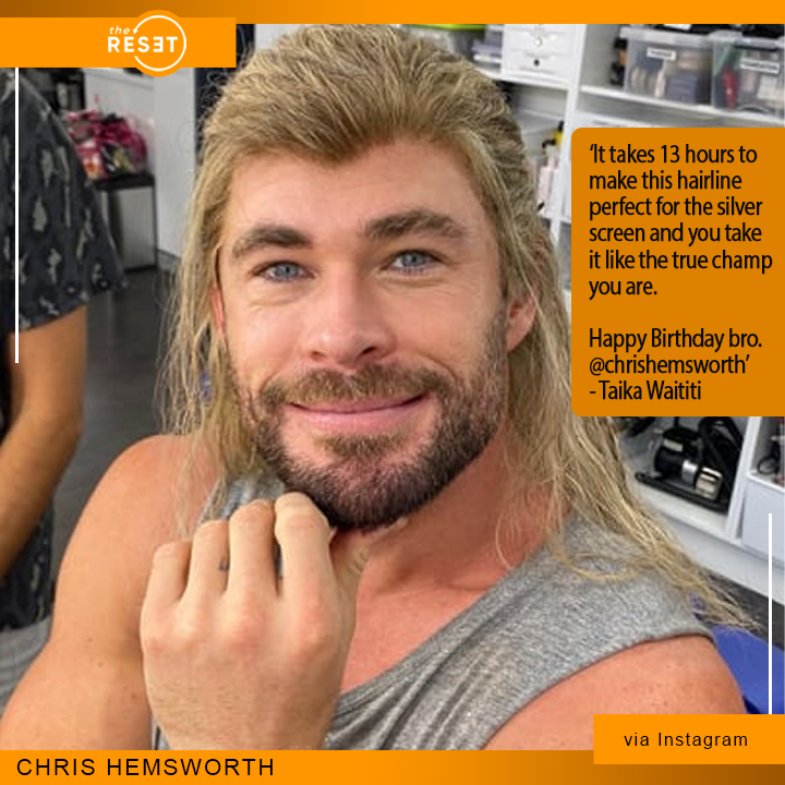HAPPY BIRTHDAY, CHRIS HEMSWORTH! 