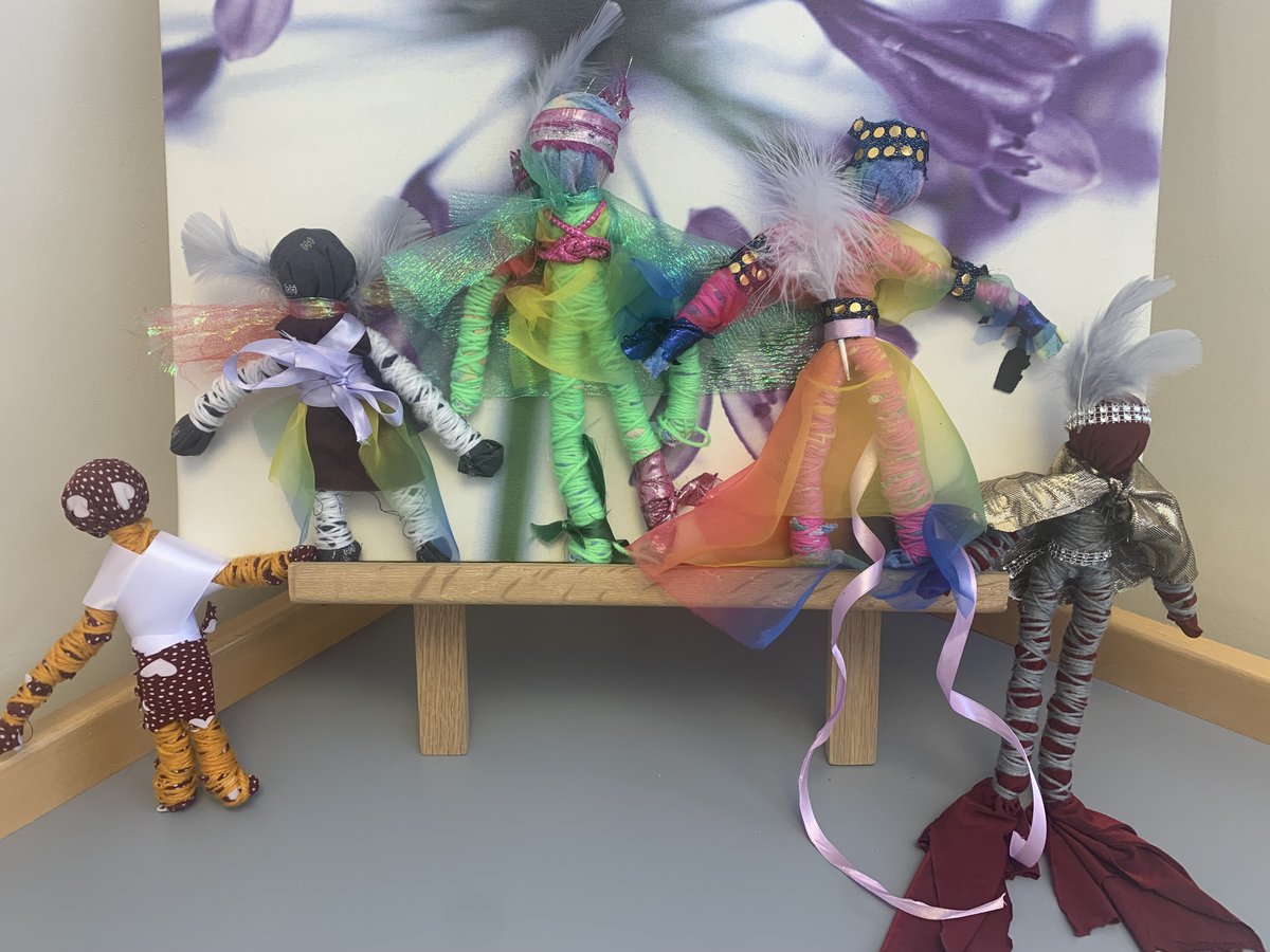 ArtsInspirative's tweet photo. Our wonderful Art Therapist Emma delivered some great training to our team this week on therapeutic doll making! #arts #wellbeing #psychotherapy #training https://t.co/CoCIHAzLqz