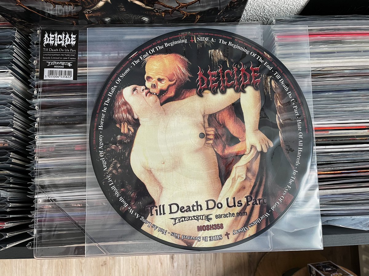 metalbeard078's tweet photo. Deicide - Till Death Do Us Part (picture LP) #deathmetal #metal #metalvinyl #metallp #death #deicide #vinylcollection #vinylrecords #LimitedEdition https://t.co/1nDzcxIyCV