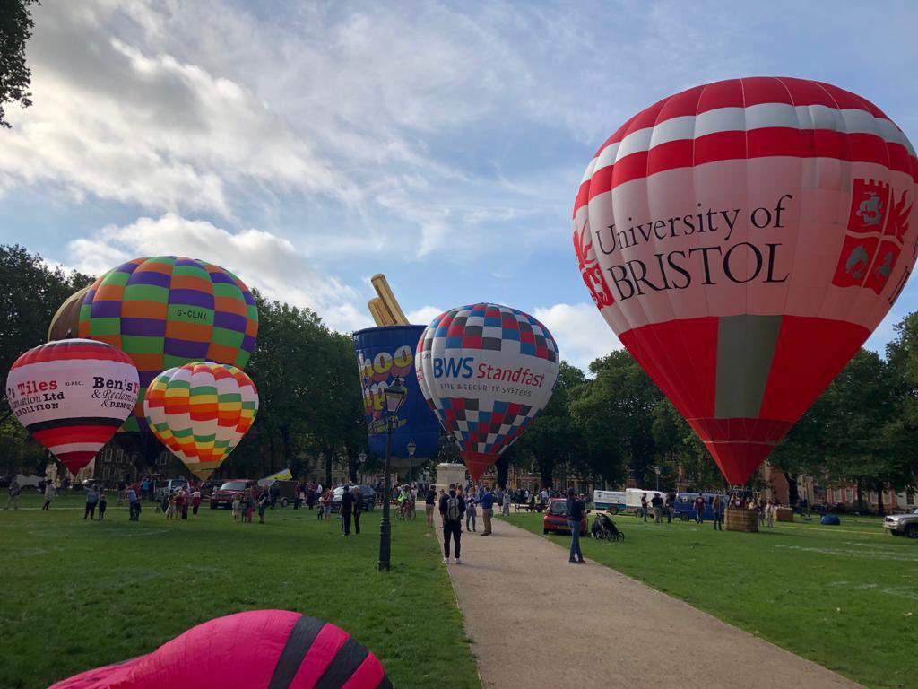 Those in the Queen Square office today got a special treat seeing one of the #balloon mini-meets happening all around Bristol this week <a href="/S_Weatherall/">Sanderson Weatherall</a>